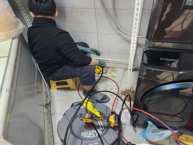 검단구 싱크대막힘 작업사례 3